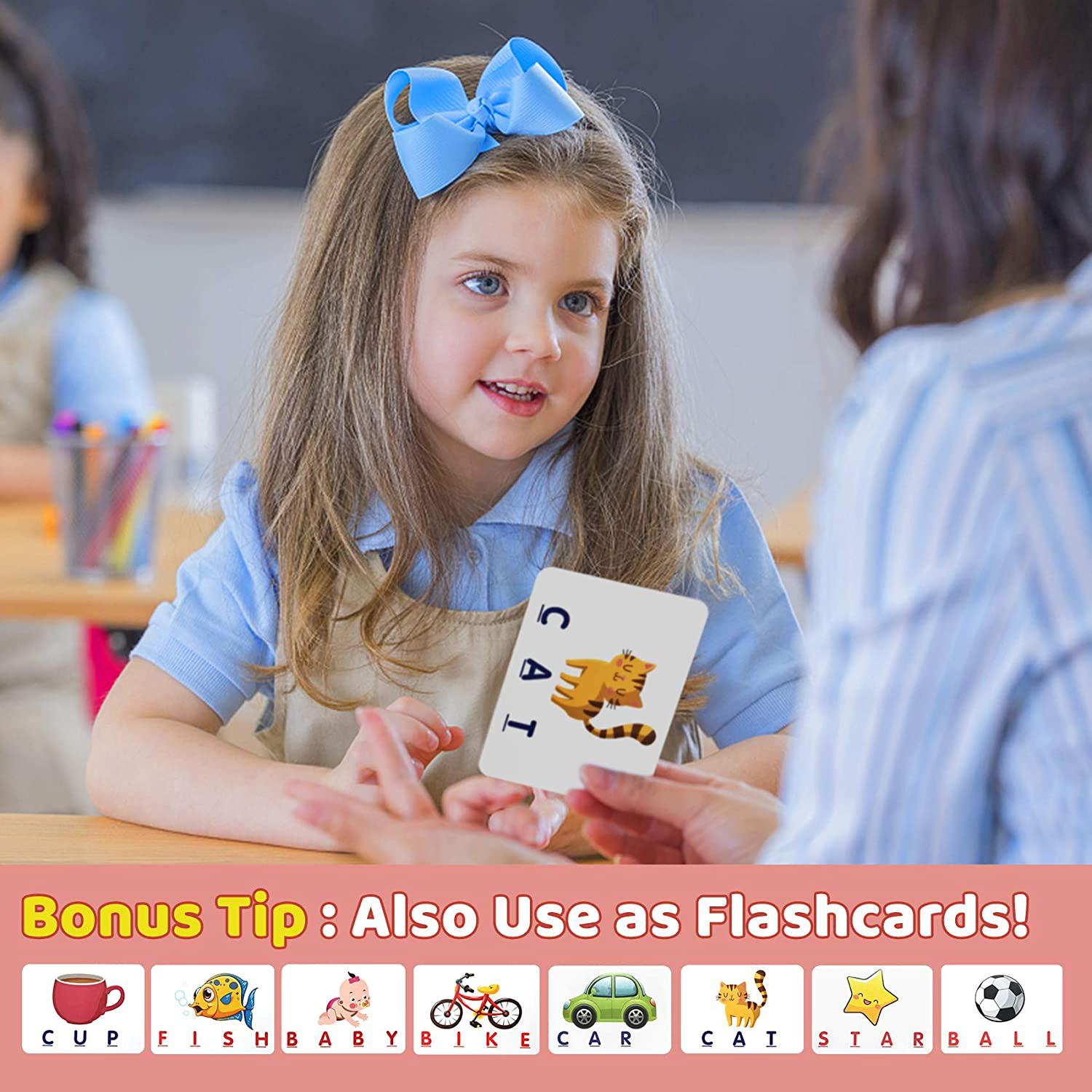 HahaGift Educational Toys for 3-5 Year Old Boy Girl Gifts, Matching Letter Learning Games Activities, Ideal Christmas Birthday Gift for Toddler Kids Age 2 3 4 5 Year Olds Boys Girls