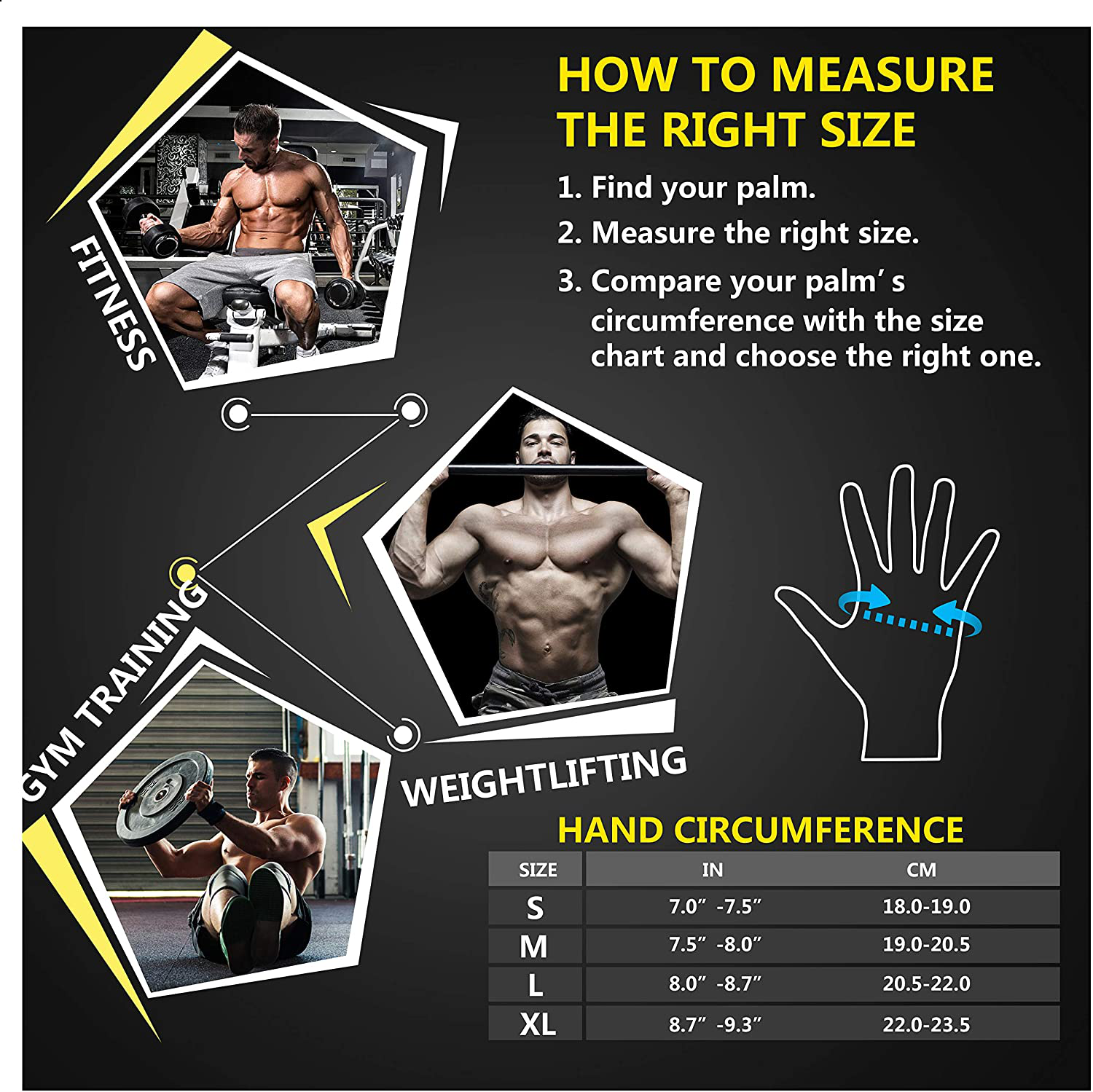 ihuan Ventilated Weight Lifting Gym Workout Gloves Full Finger with Wrist Wrap Support for Men & Women, Full Palm Protection, for Weightlifting, Training, Fitness, Hanging, Pull ups
