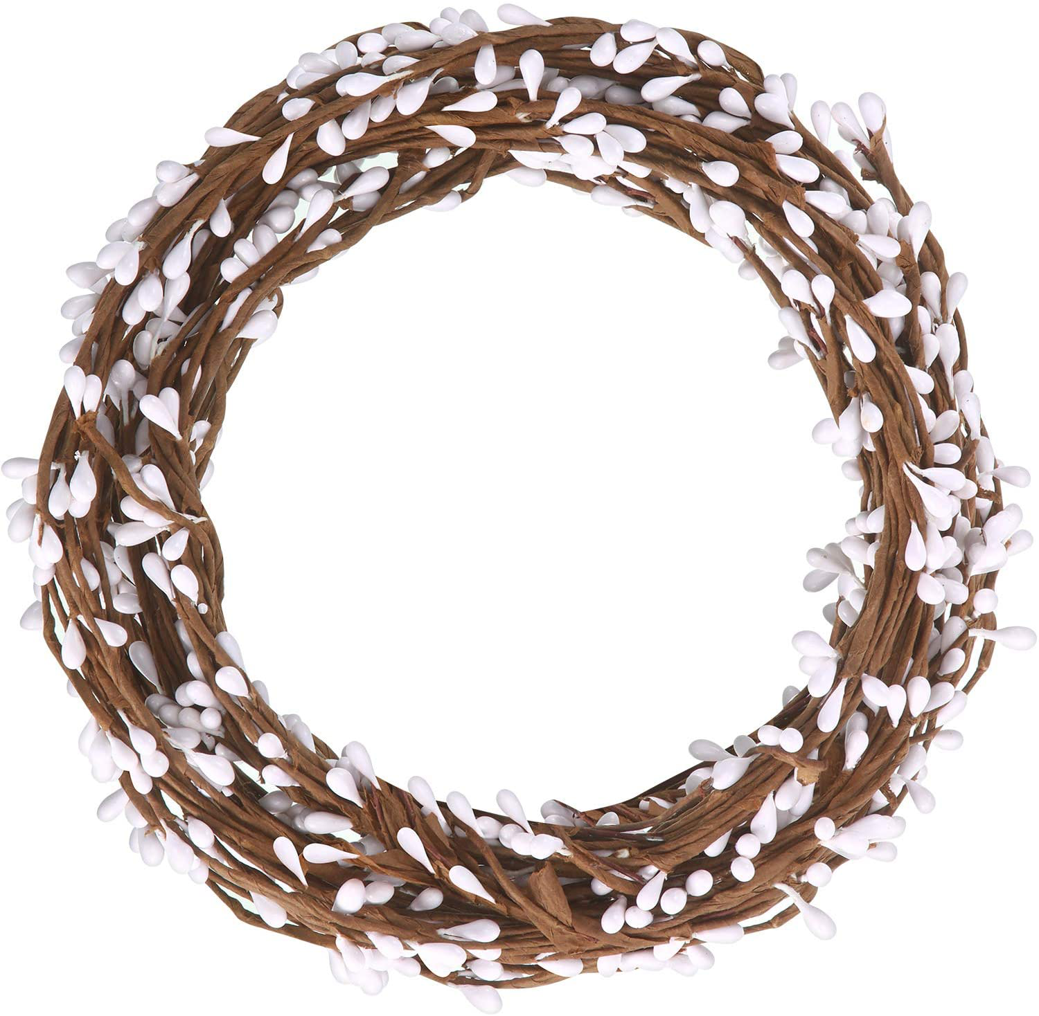 WILLBOND 64 Feet 30 Packs Ply Pip Berry Garland for Christmas Winter Indoor Outdoor Decor Head Wreaths Wedding Crowns (Red)