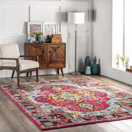 nuLOOM Corbett Vintage Boho Area Rug, 4' x 6', Multi