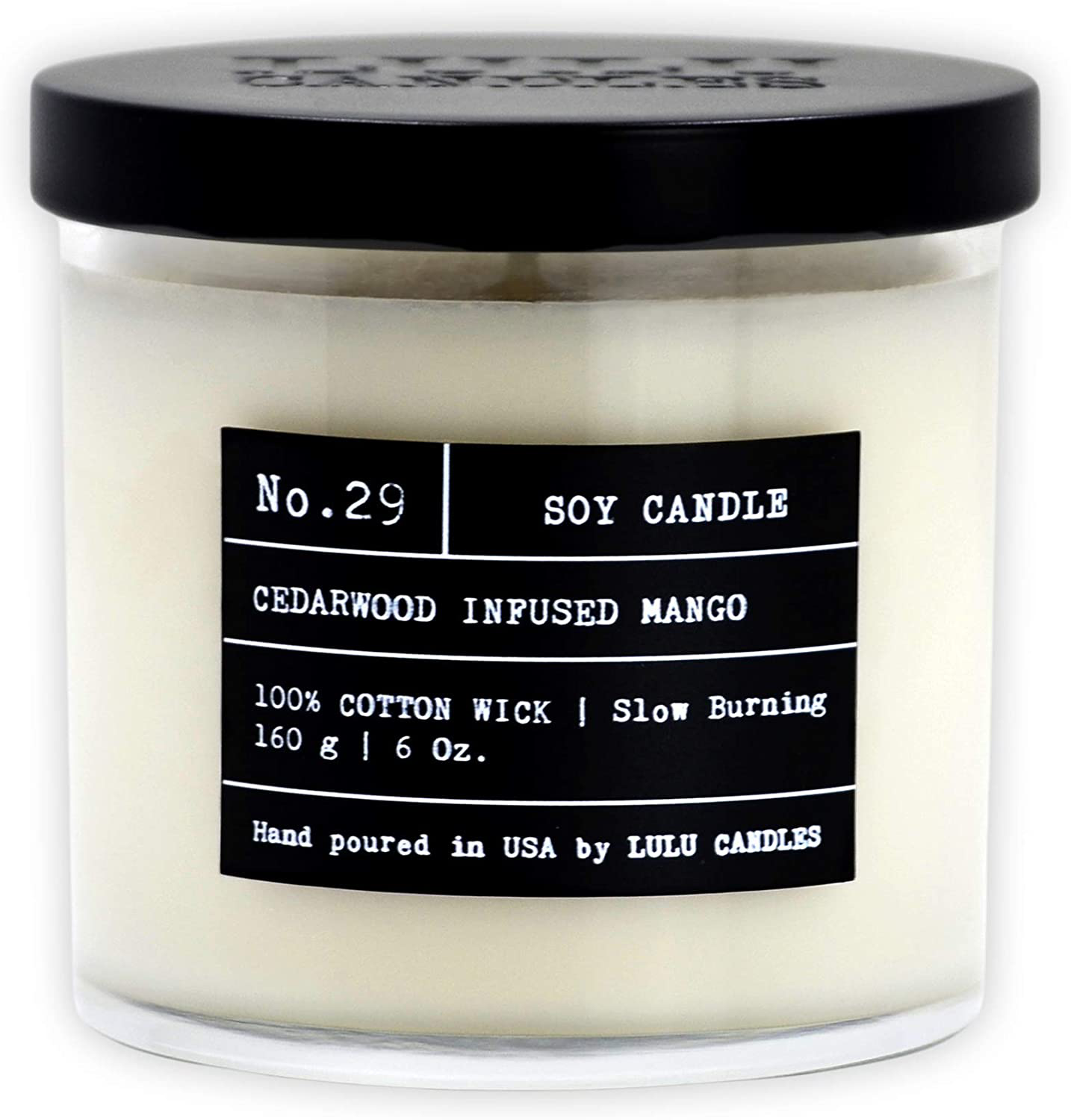 Lulu Candles | Fresh Linen | Luxury Scented Soy Jar Candle | Hand Poured in The USA | Highly Scented & Long Lasting - 2 Pack - 9 Oz. - NO LID