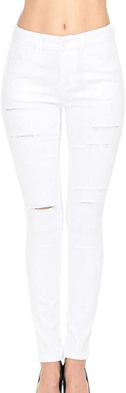 Wax Jean Denim Women's Juniors Push-Up High-Rise Skinny Jean in Fine Cotton D.