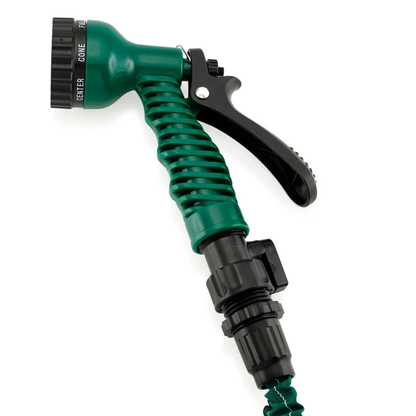 Expandable Flexible Deluxe Garden Water Hose w/ Spray Nozzle - 75ft