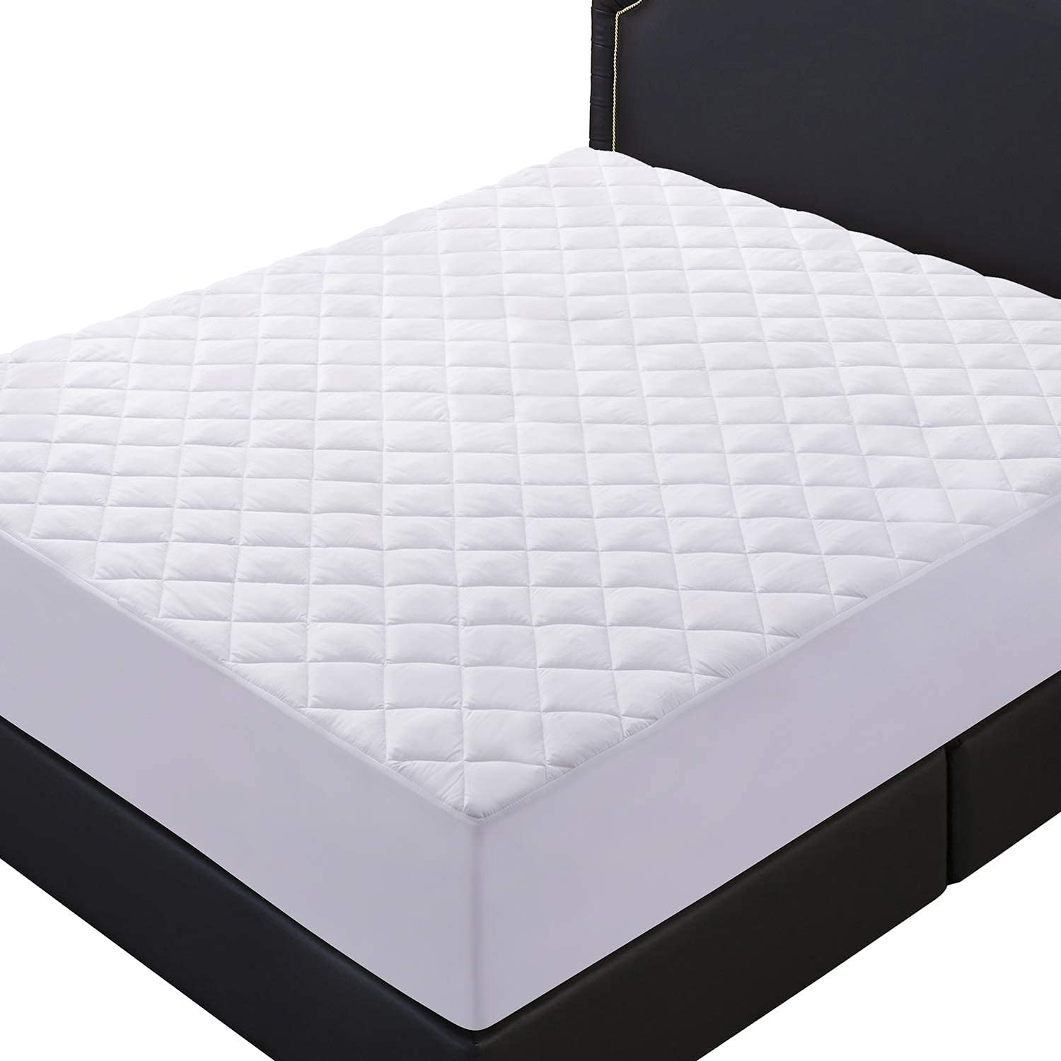 LDC Queen Mattress Pad with 16-Inch Deep Pocket, Comfortable, Breathable, Easy to Put on The Stretchable Quilted Fitted Mattress Cover