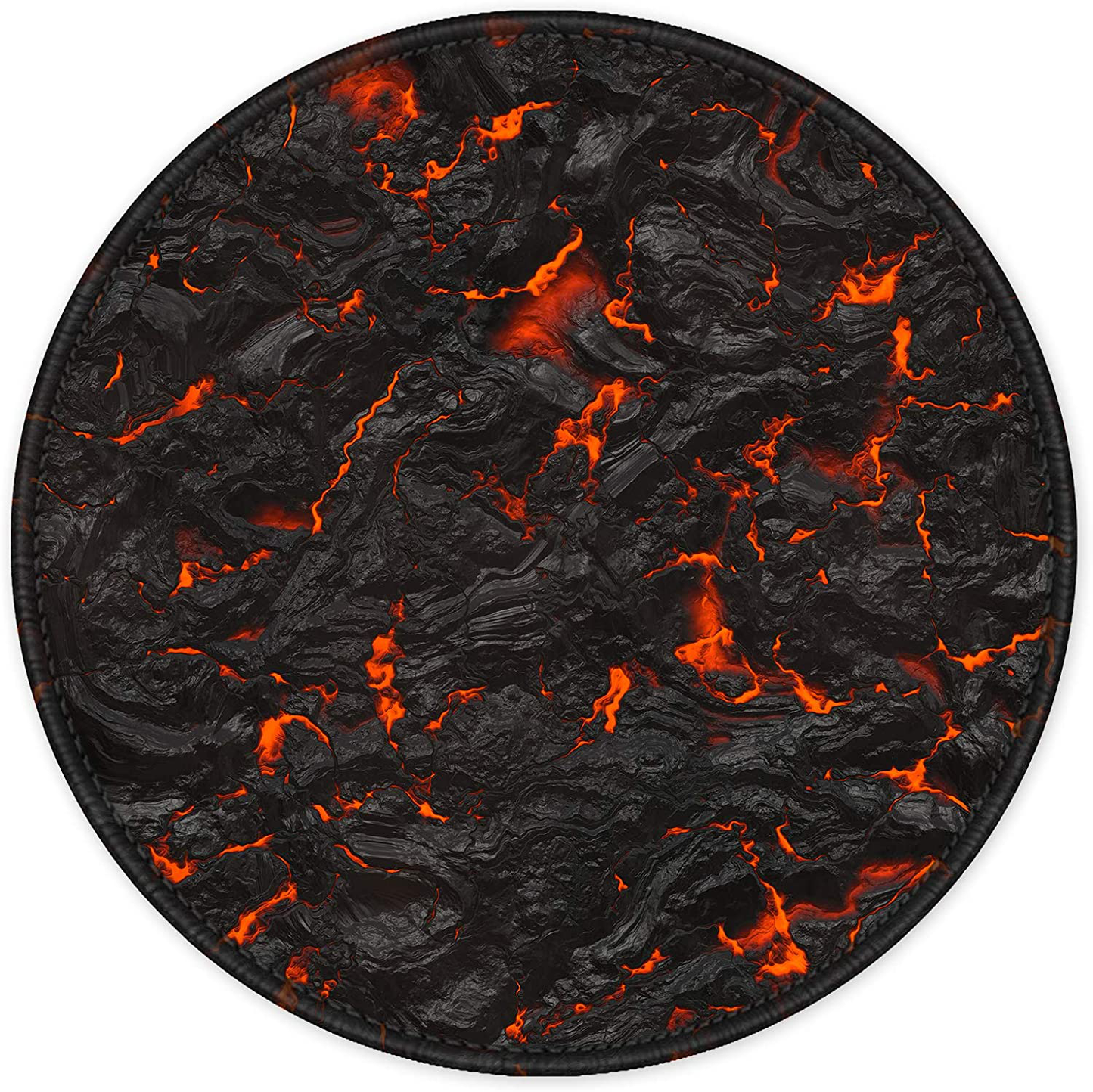 ITNRSIIET Mouse Pad, Colorful Geometric Pattern Design Round Mousepad. Customized Gaming Mousepads for Laptop and Computer. Cute Design Desk Accessories. Non-Slip, Stitched Edges, Waterproof
