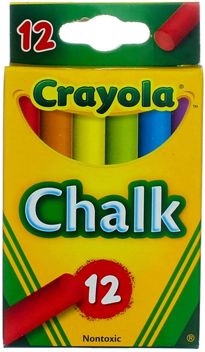CHALK COLORED 12 STICKS