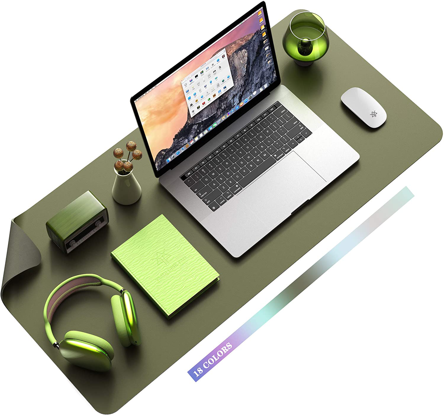Writing Desk Pad Protector, Anti-Slip Thin Mousepad for Computers,Office Desk Accessories Laptop Waterproof Desk Protector for Office Decor and Home