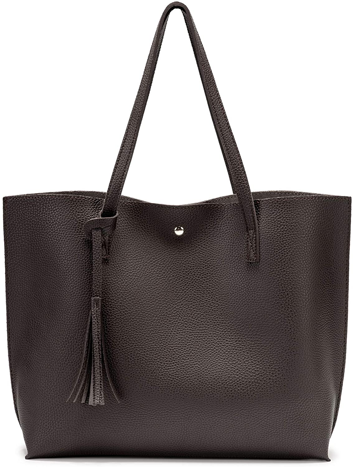Women's Tote Bags Top Handle Satchel Handbags Faux Leather Tassel Shoulder Purse