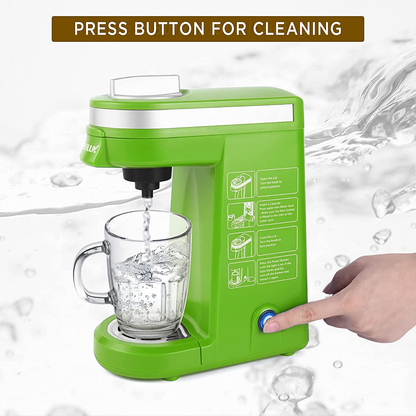 CHULUX Single Serve Coffee Maker with Removable Drip Tray,Green