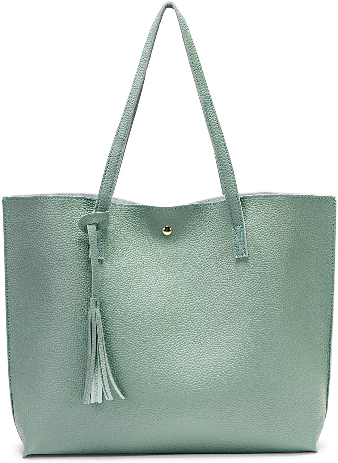 Women's Tote Bags Top Handle Satchel Handbags Faux Leather Tassel Shoulder Purse