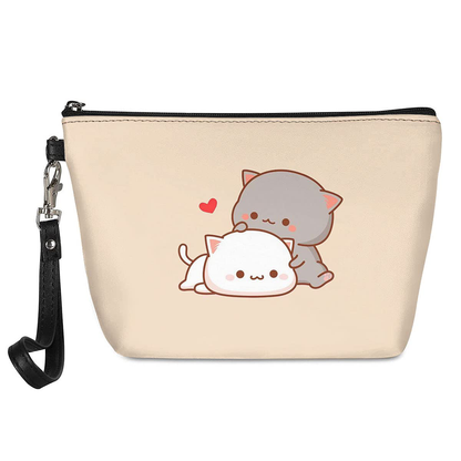 Cosmetic Bag Makeup Bag Zipper Pencil Clutch
