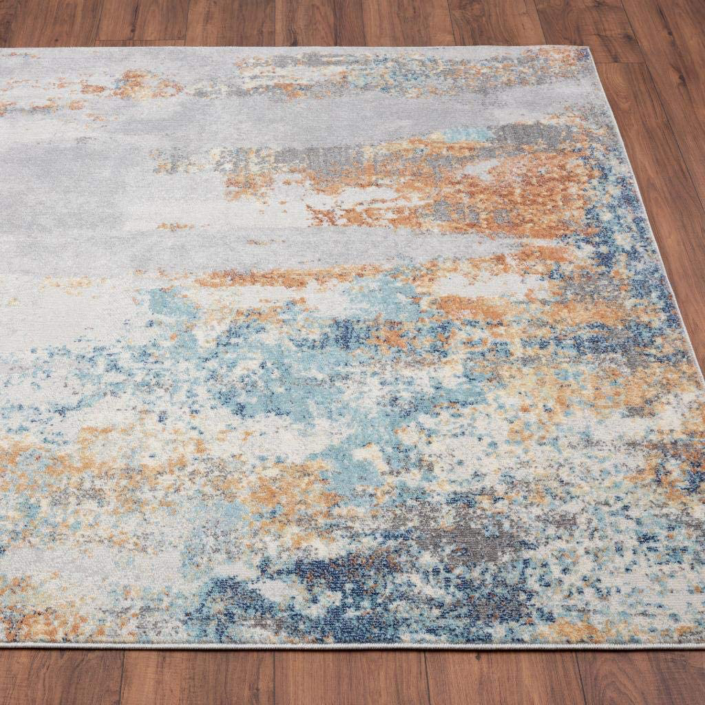 Luxe Weavers Rugs – Euston Modern Area Rugs with Abstract Patterns 7681 – Medium Pile Area Rug, Gray / 5 x 7