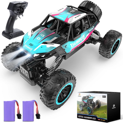 1:12 4WD RC Truck - 2.4Ghz RC Monster Truck with Metal Shell and Light, Remote Control 