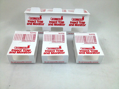 Catchmaster Insect Trap & Monitors 288i - No Chemicals !!!- Non-Toxic Glue Traps!! 10 Glue Boards / 30 Monitors