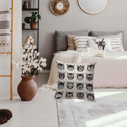 Linen Throw Pillow Cushion Covers Home Sofa Decorative 18 X 18 Inch