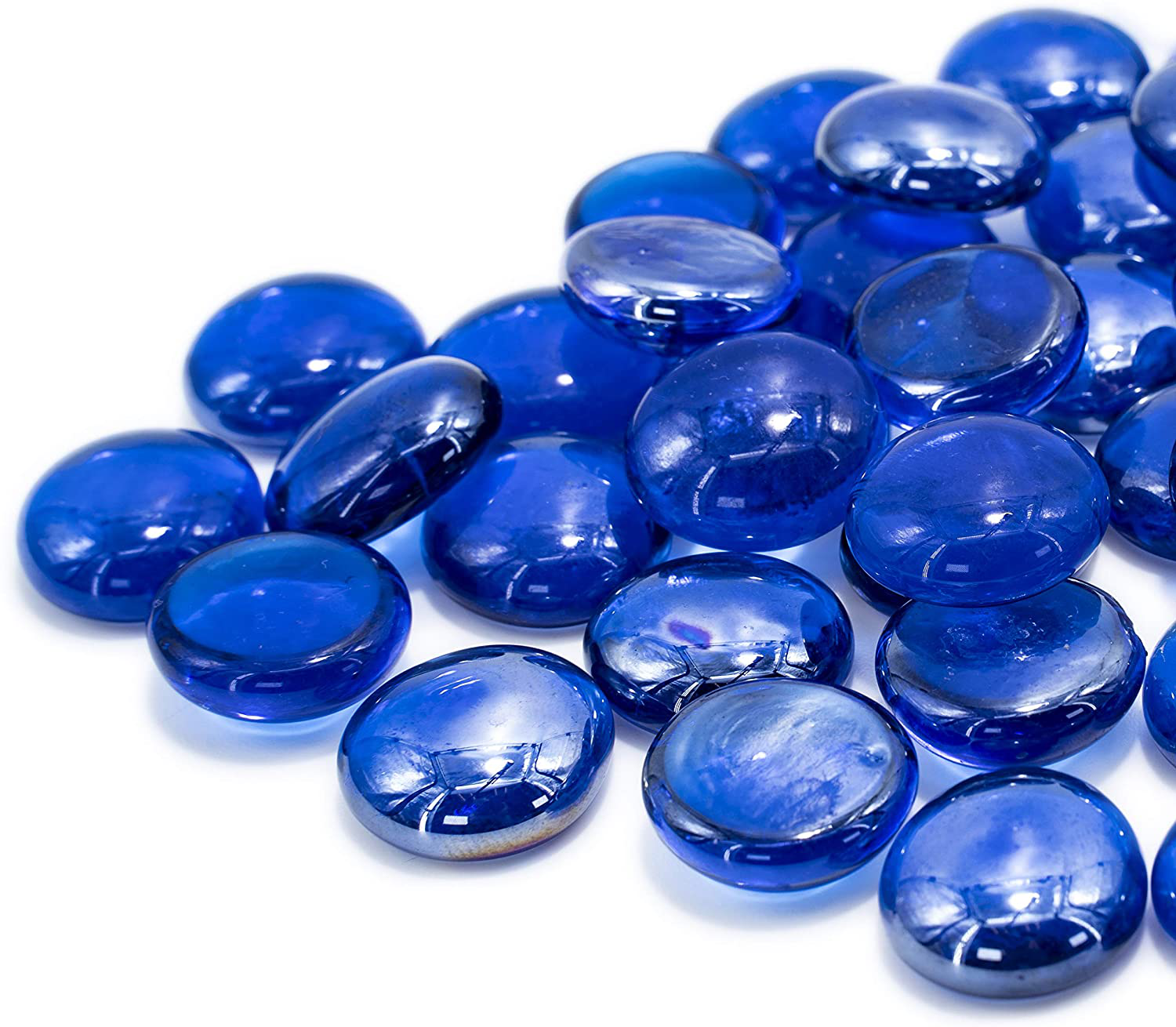 Bond Manufacturing 67984 LavaGlass Round Fire Pit Dispersion Glass, 10 lb, Indigo Dream