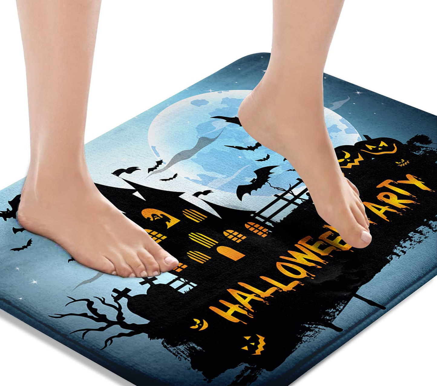 Bath Mats for Bathroom, Bathroom Mats Rugs Non-Slip,  Washable Cover 