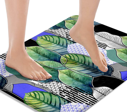 Bath Mats for Bathroom, Bathroom Mats Rugs Non-Slip,  Washable Cover 
