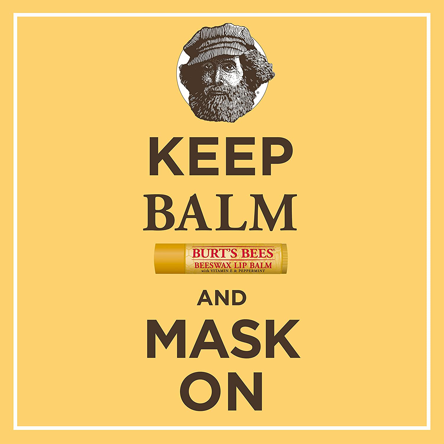 Burt's Bees 100% Natural Moisturizing Lip Balm, Original Beeswax with Vitamin E & Peppermint Oil – 4 Count