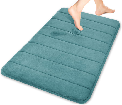 Memory Foam Bath Mat Rug, Comfortable, Soft, Super Water Absorption, Machine Wash, Non-Slip for Bathroom 