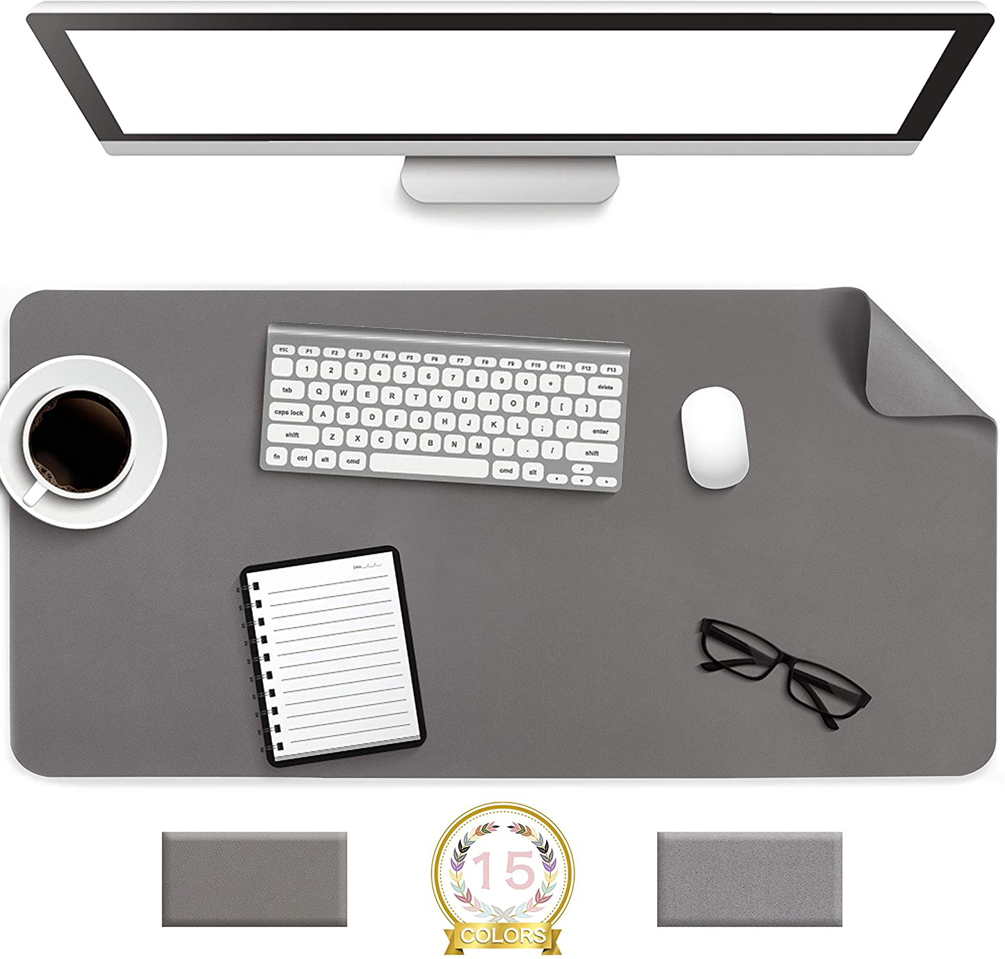 Writing Desk Pad Protector, Anti-Slip Thin Mousepad for Computers,Office Desk Accessories Laptop Waterproof Desk Protector for Office Decor and Home