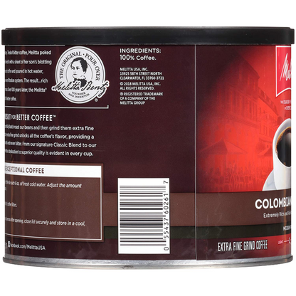22oz Can Extra Fine Grind Melitta Medium Roast Coffee