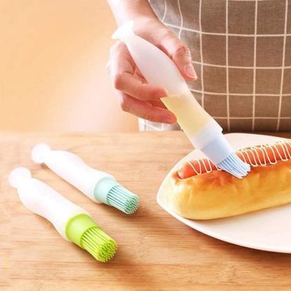 Food Grade Silicone BBQ Basting Bottle Brushes