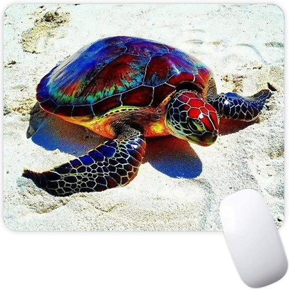 Mouse Pad,Red Moon Cloud Samurai Pattern Seamless Waterproof Gaming Anime Gift Mouse Pad Desk Accessories Non-Slip Rubber Mousepad for Laptop and Computer
