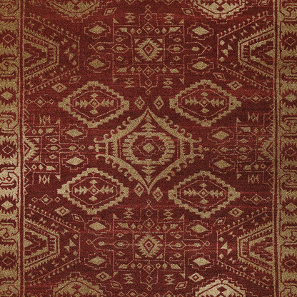 Georgina Traditional Kitchen Rugs Non Skid Accent Area Carpet [Made in USA], 2'6 x 3'10, Winberry/Teal