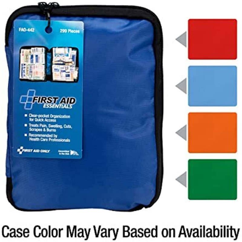 298 Piece All-Purpose Essentials First Aid Kit - Soft-Sided Bag 