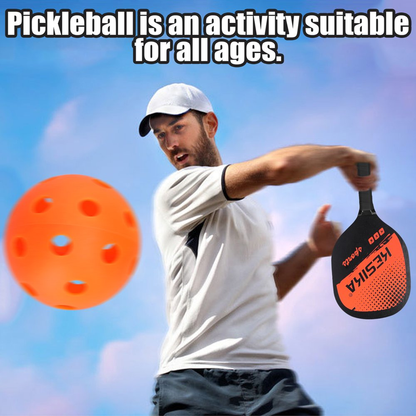 6 Piece Pickleball Paddle Set with 4 Pickleball Balls and Carrying Bag