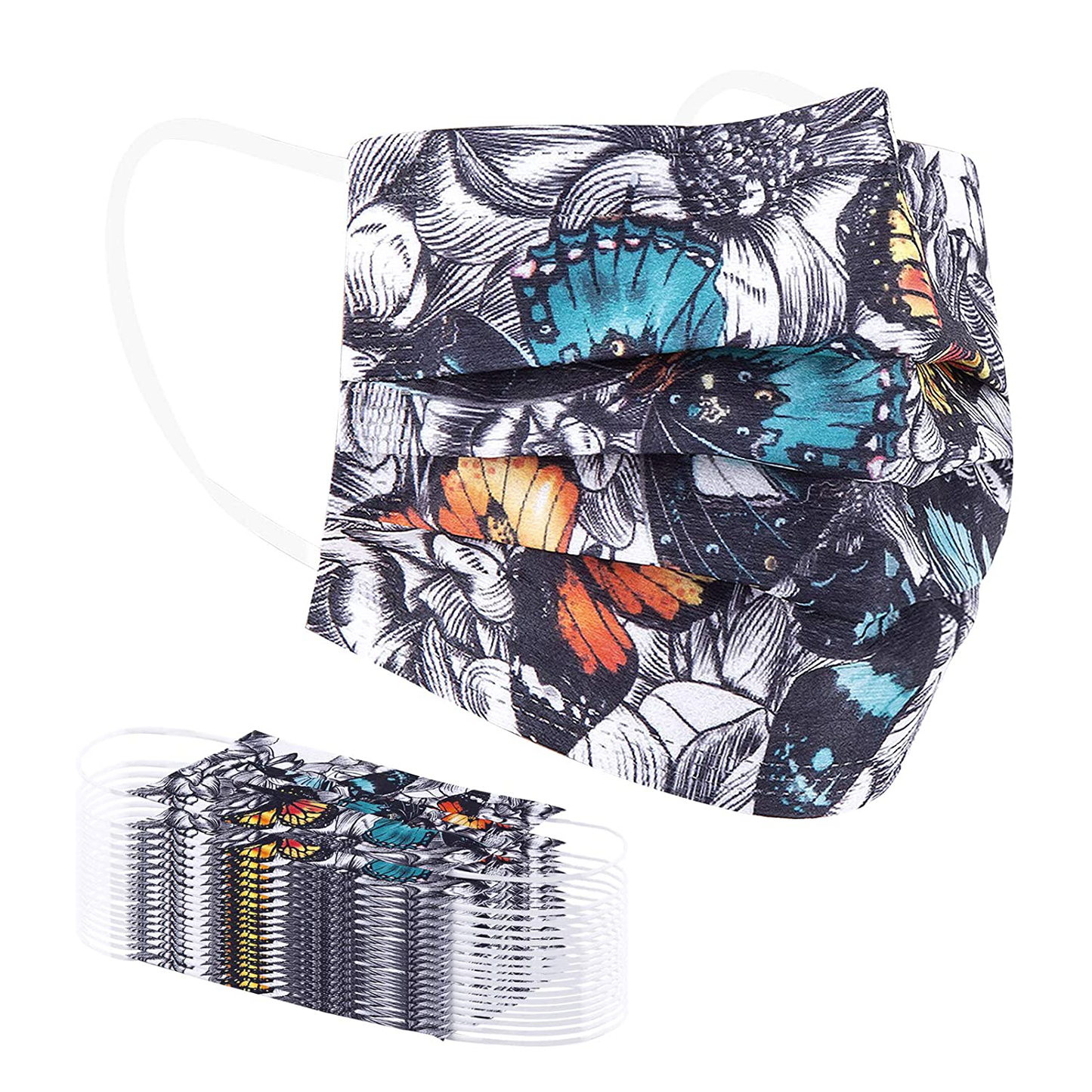 Disposable Face Mask, 3 Ply Protection Face Masks - Multiple Designs available