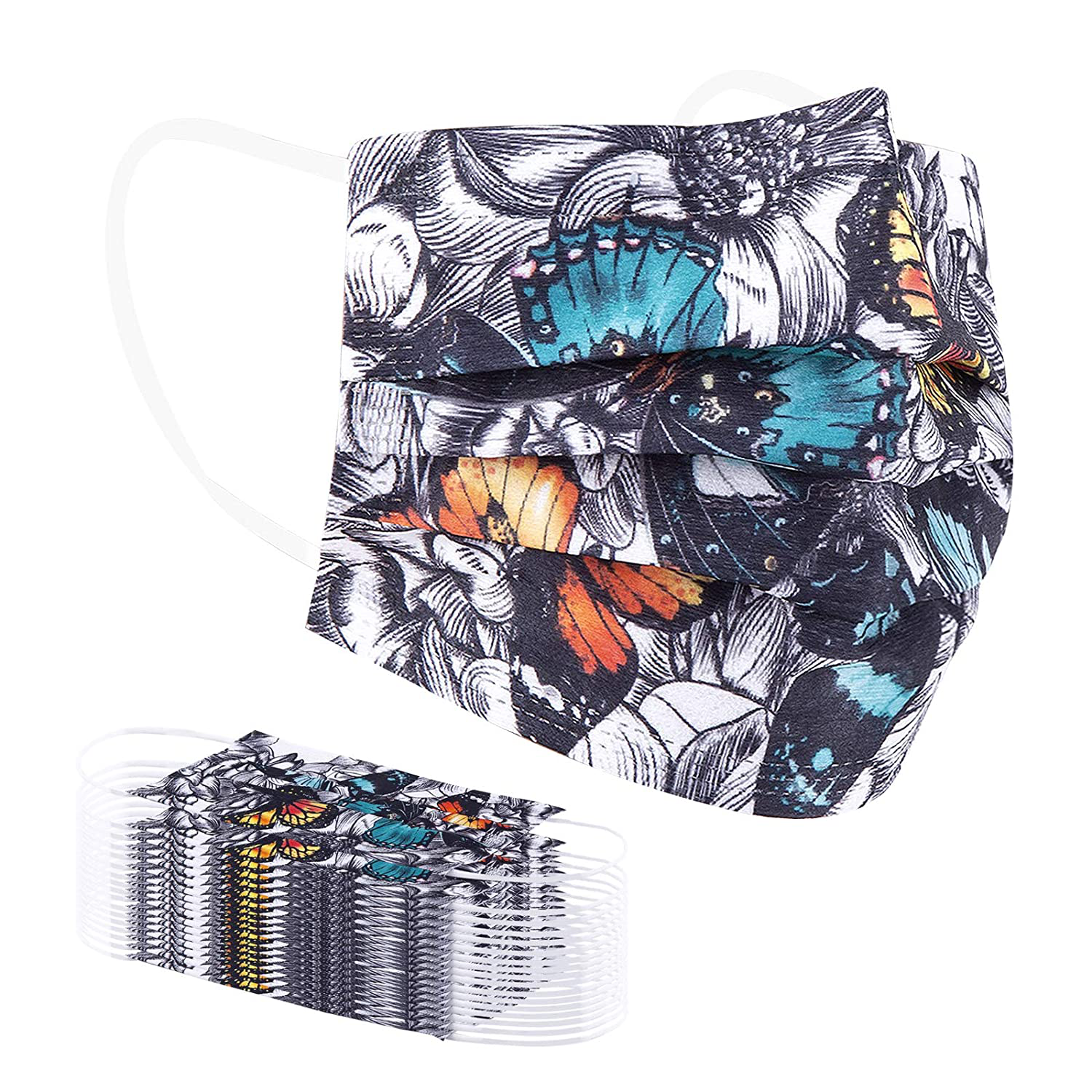 Disposable Face Mask, 3 Ply Protection Face Masks - Multiple Designs available