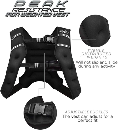 Sport Weighted Vest Workout Equipment, Multiple Weights Available 
