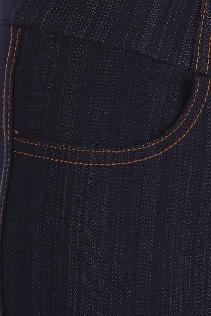 Women's High Waist Stretch Skinny Soft Denim Capri Jegging Pant Reg-Plus Size
