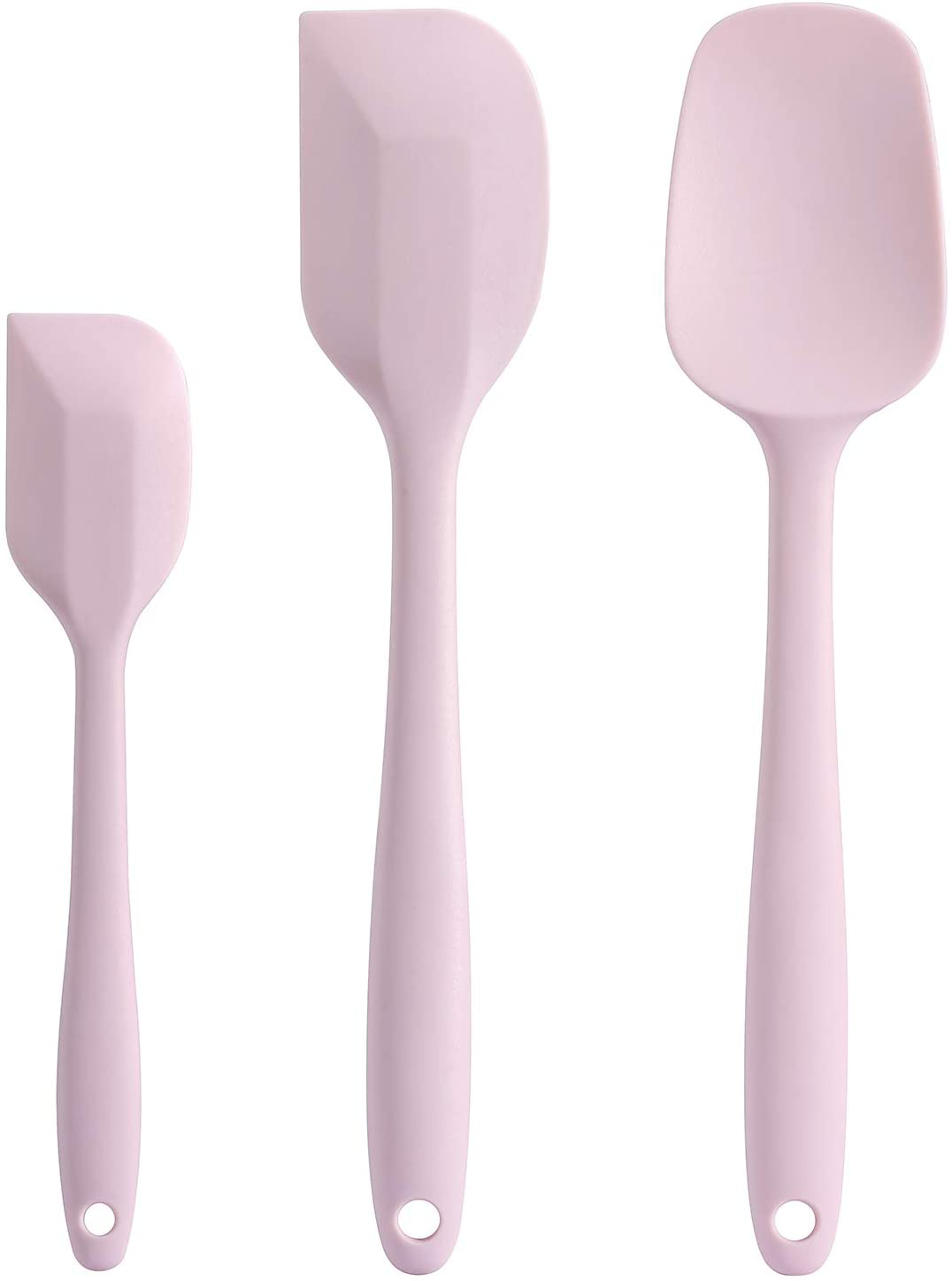 Cooptop Silicone Spatula Set - Rubber Spatula - Heat Resistant Baking Spoon & Spatulas (Aqua Sky)