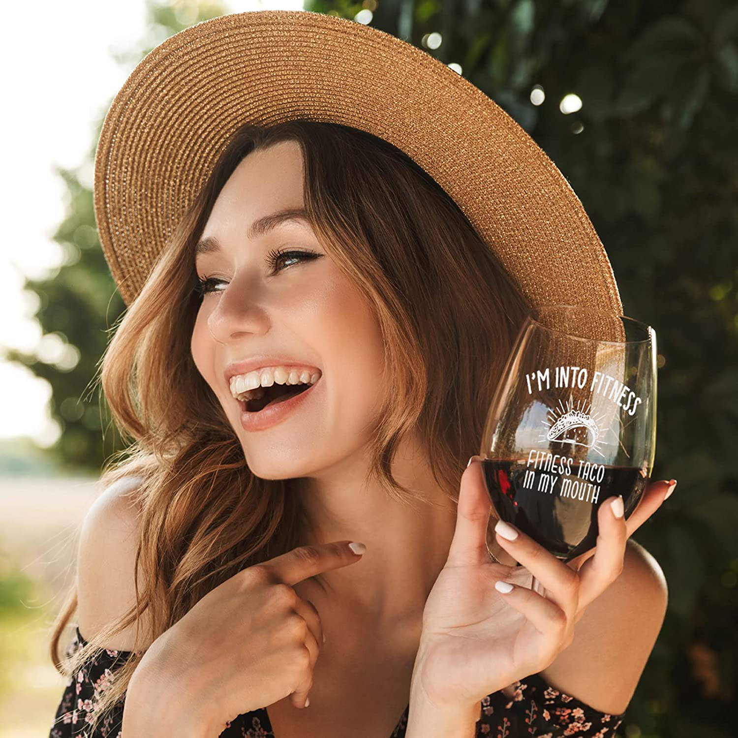 Funny 17 oz Wine Glasses - Stemless Wine Glasses