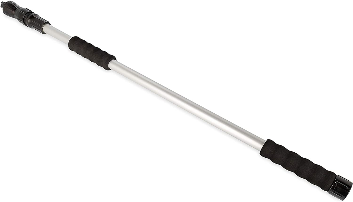 Camco 43633 RV Flow-Through Wash Brush with Adjustable Handle