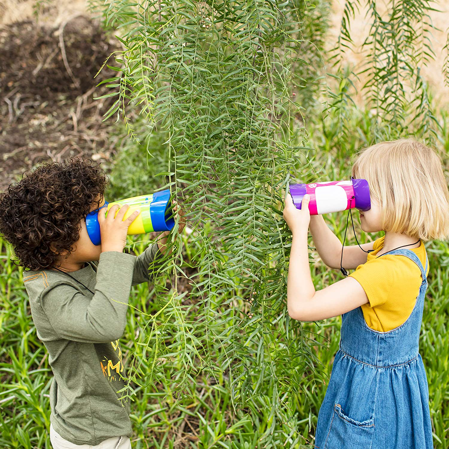 Educational Insights GeoSafari Jr. Kidnoculars Pink: Easter Gift, Science Toys, Kids Binoculars, Perfect Outdoor Play for Preschool Science, Ages 3+