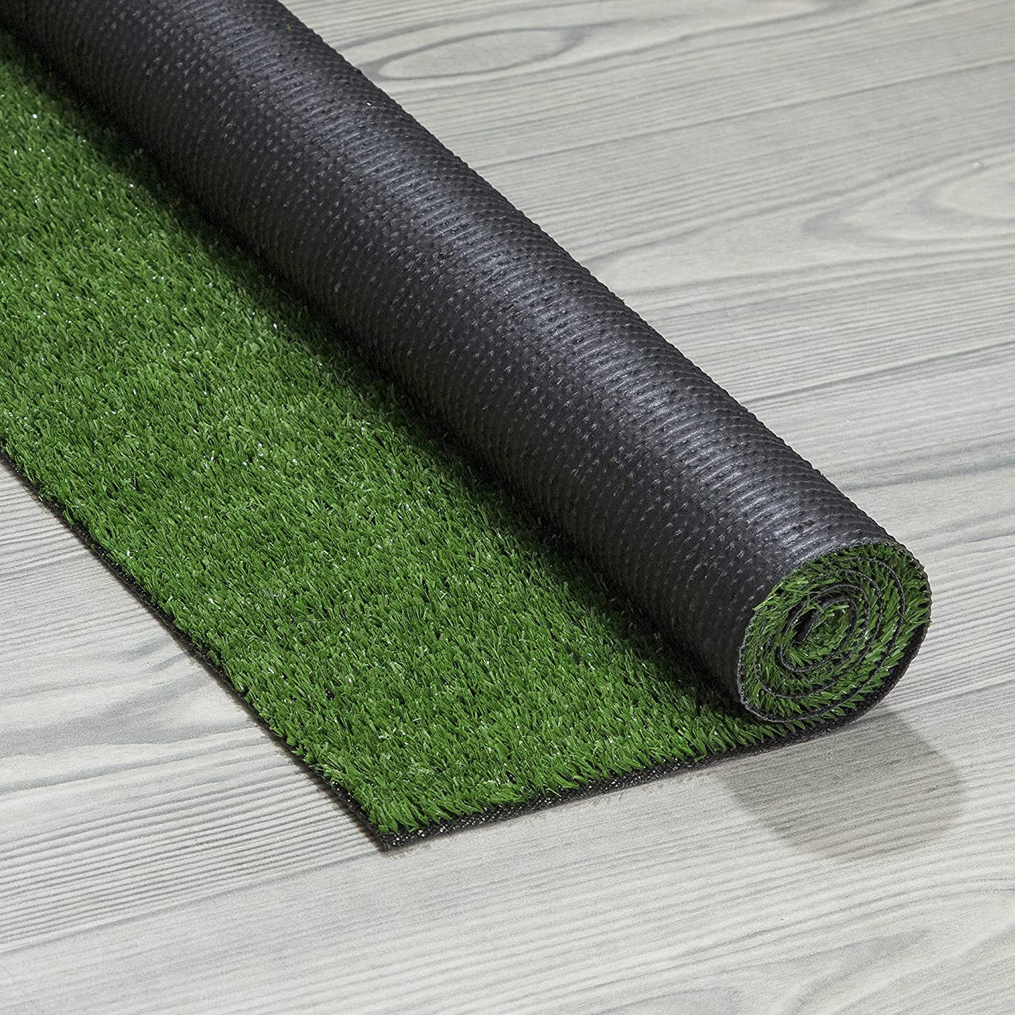 Ottomanson Evergreen Artificial Turf Area Rug, 2'7" x 9'10", Green