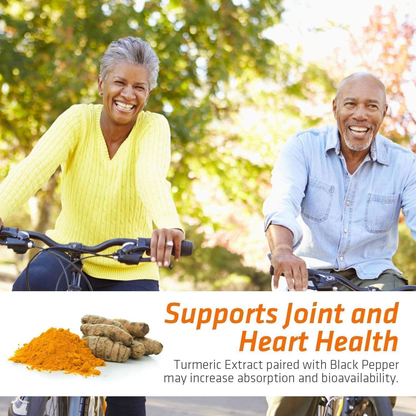 Turmeric Curcumin Highest Potency 95% Curcuminoids 1950mg with BioPerine Black Pepper for Ultra High Absorption, Made in USA, Best Vegan Joint Support by Natures Nutrition - 60 Capsules