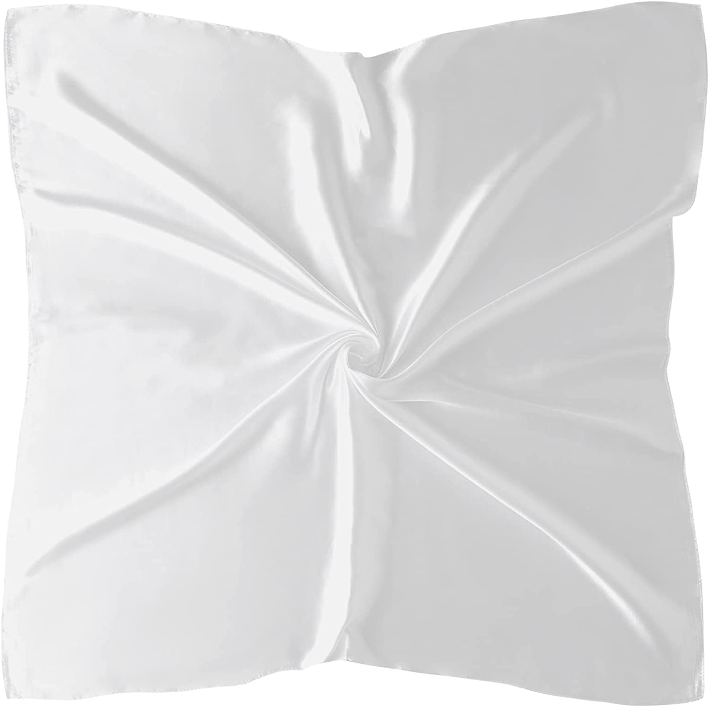 35" Square Silk Like Head Scarf - Women's Fashion Silk Feeling Scarf