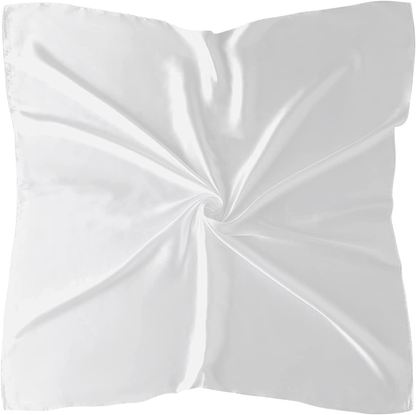 35" Square Silk Like Head Scarf - Women's Fashion Silk Feeling Scarf