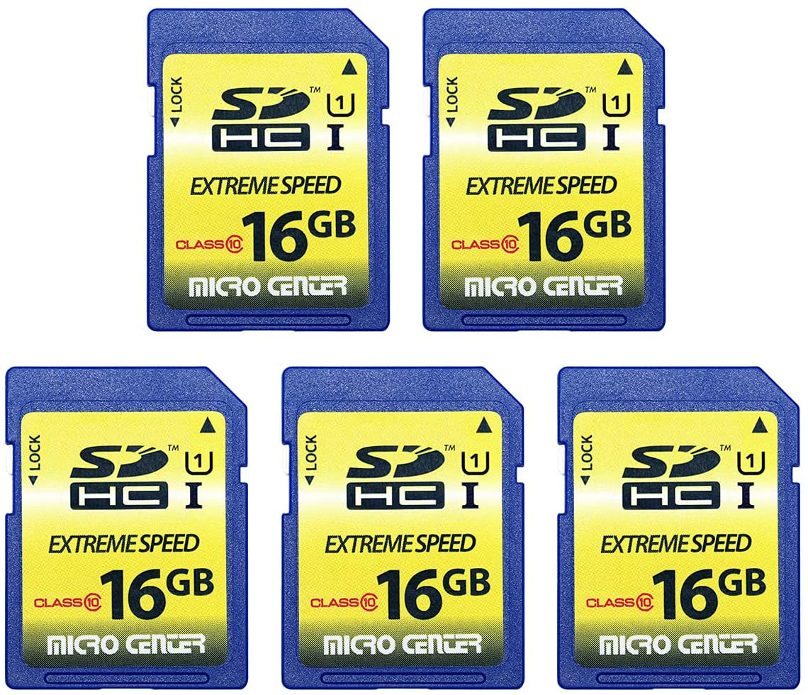Class 10 SDHC Flash Memory Card SD Card by Micro Center