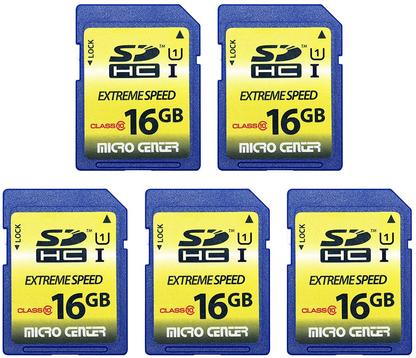 Class 10 SDHC Flash Memory Card SD Card by Micro Center