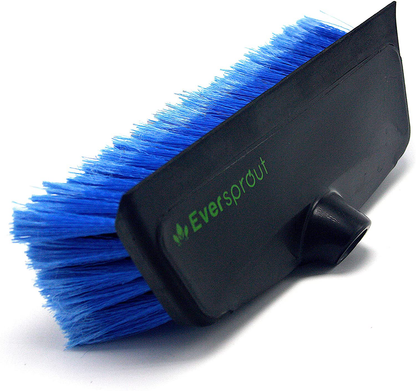 EVERSPROUT 1.5-to-3.5 Foot Scrub Brush | Built-in Rubber Bumper | Lightweight Extension Pole Handle | Soft Bristles wash Car, RV, Boat, Solar Panel, Deck | No Scratch Brush