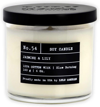 Lulu Candles | Fresh Linen | Luxury Scented Soy Jar Candle | Hand Poured in The USA | Highly Scented & Long Lasting - 2 Pack - 9 Oz. - NO LID