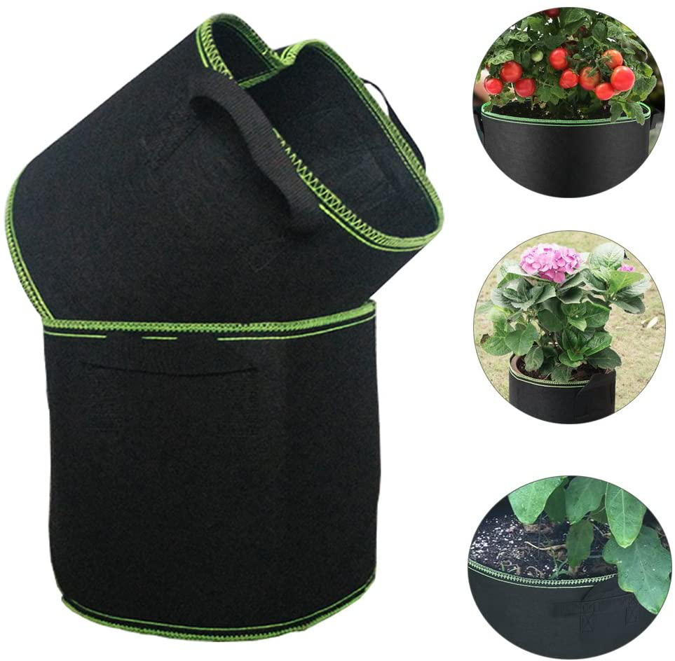 Plant Grow Bags Aeration Fabric Pots with Handles