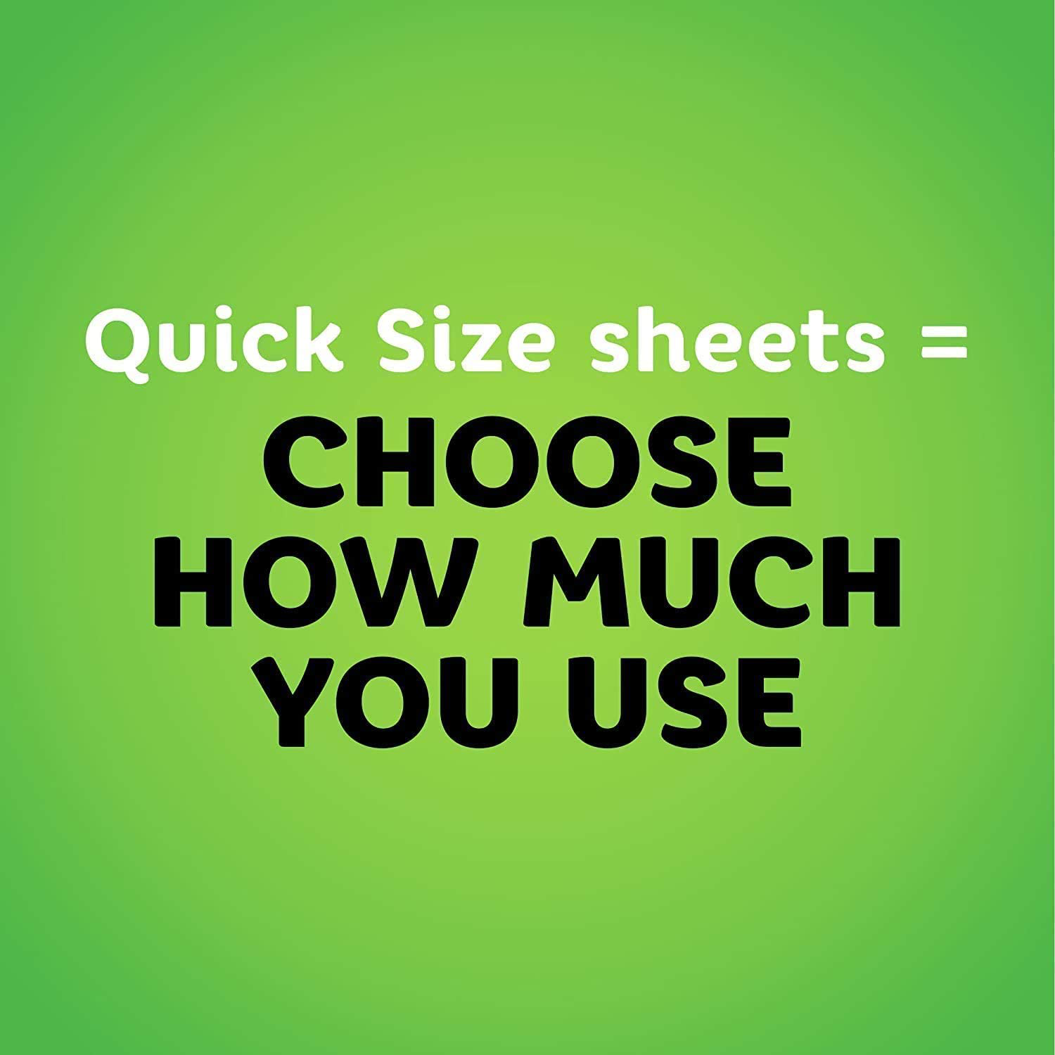 Bounty Quick-Size Paper Towels, 12 Family Rolls = 30 Regular Rolls