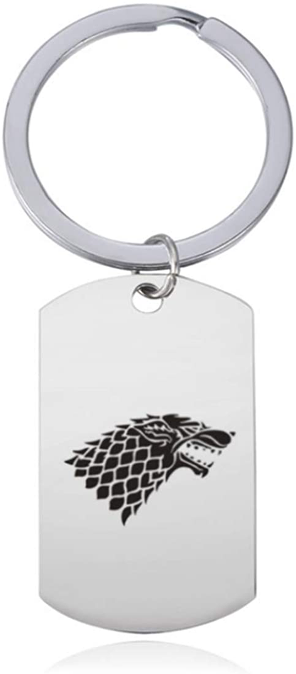 Stainless Steel Dog Tag Keychain Gifts for Men Women Teen Boy Girl Best Friends